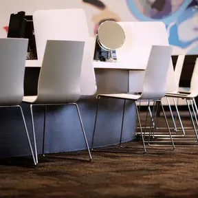 Photo: the salon chairs